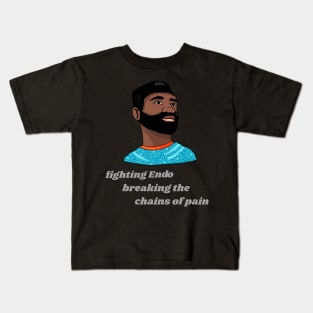 fighting Endo, breaking the chains of pain Kids T-Shirt